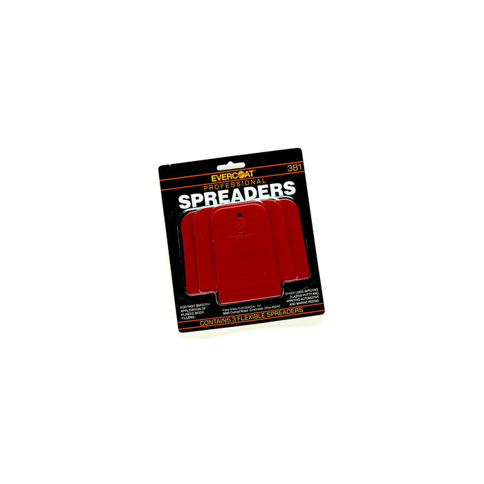 Fibre Glass-Evercoat 1100381 Plastic Spreader Kit (3/Cd)