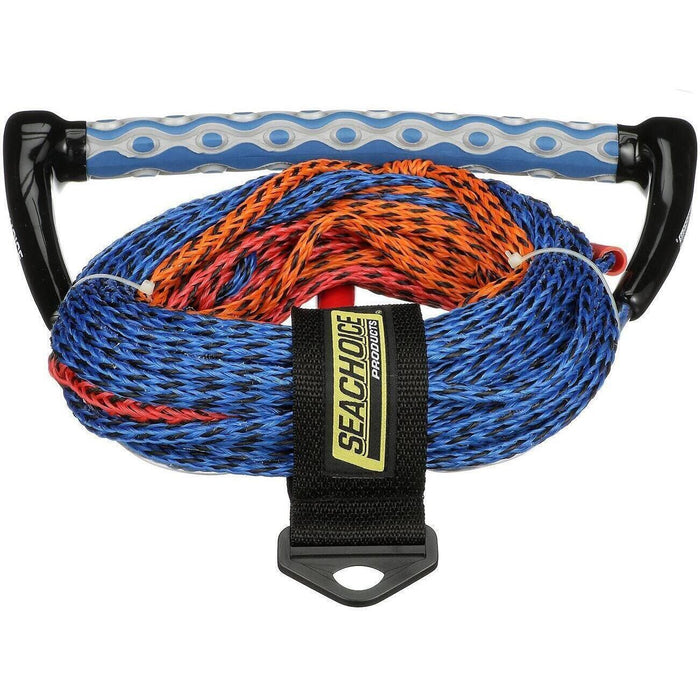 Seachoice 86733 3-Section Water Ski or Wakeboard Rope, 75', 13" Handle w/ Textured EVA Grip