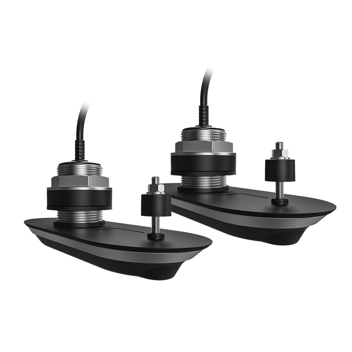 Raymarine RV-420 - Pasacascos de acero inoxidable RealVision 3D 20° (Par)