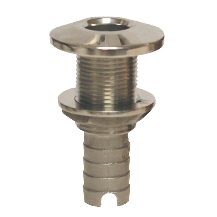 Groco Stainless Steel Hose Barb Thru-Hull Fitting - 1/2"