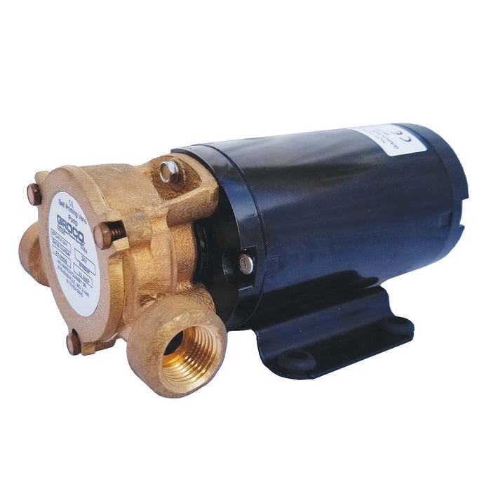 Bomba de paletas de desplazamiento positivo para trabajo pesado GROCO - 12 V