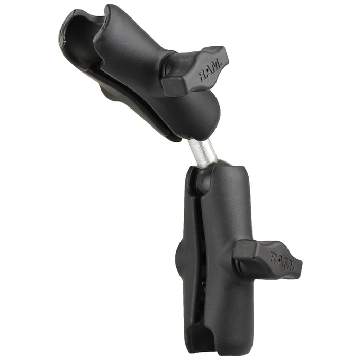 RAM Mount Double Socket Arm w/Dual Extension & Ball Adapter