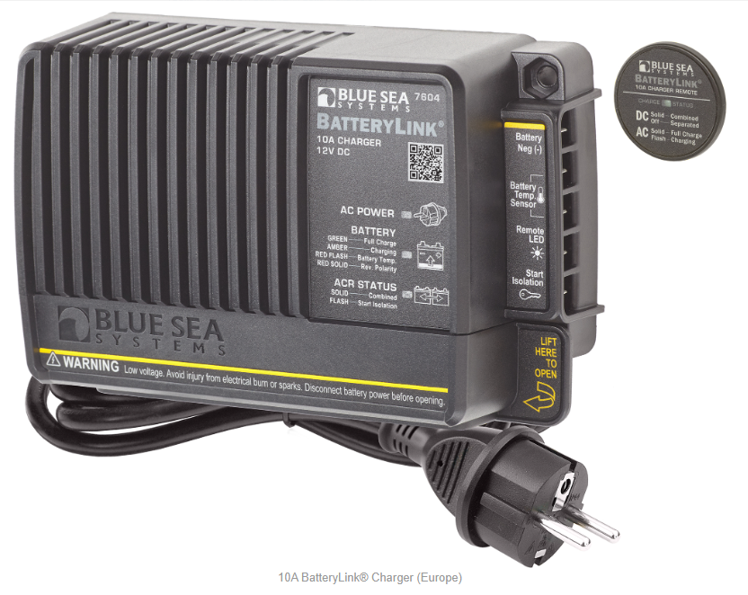 Cargador BatteryLink Blue Sea 7604 10A (Europa)