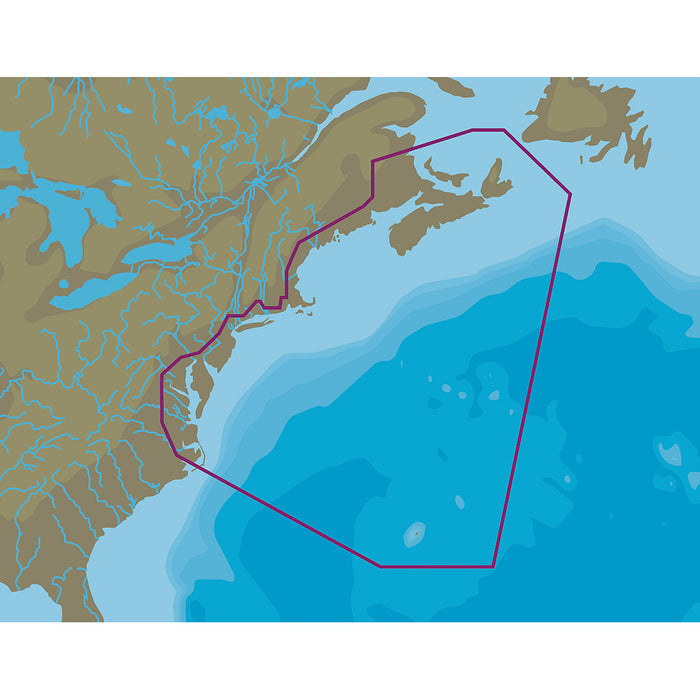C-MAP M-NA-D062-MS 4D NA-D062 Nova Scotia to Chesapeake Bay microSD™/SD™