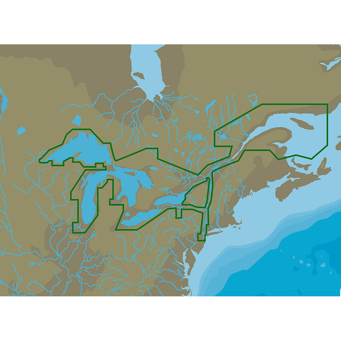 C-MAP M-NA-D061-MS 4D NA-D061 Great Lakes & St Lawrence Seaway -microSD™/SD™