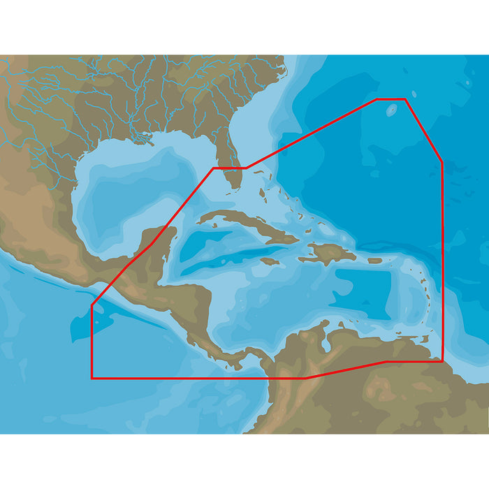 C-MAP M-NA-D065-MS 4D NA-D065 Caribbean & Central America -microSD™/SD™