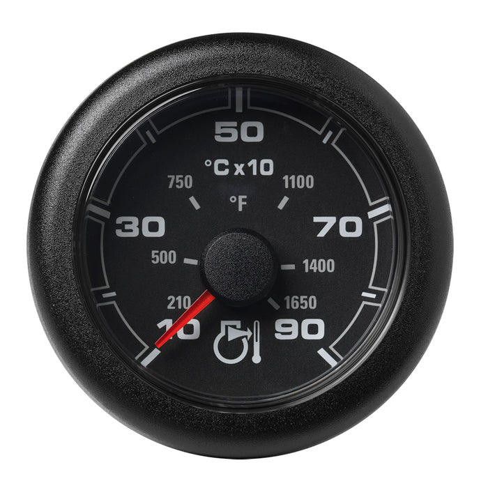 Pirómetro OceanLink de Veratron de 52 mm (2-1/16") (900 grados C/1650 grados F), esfera y bisel negros