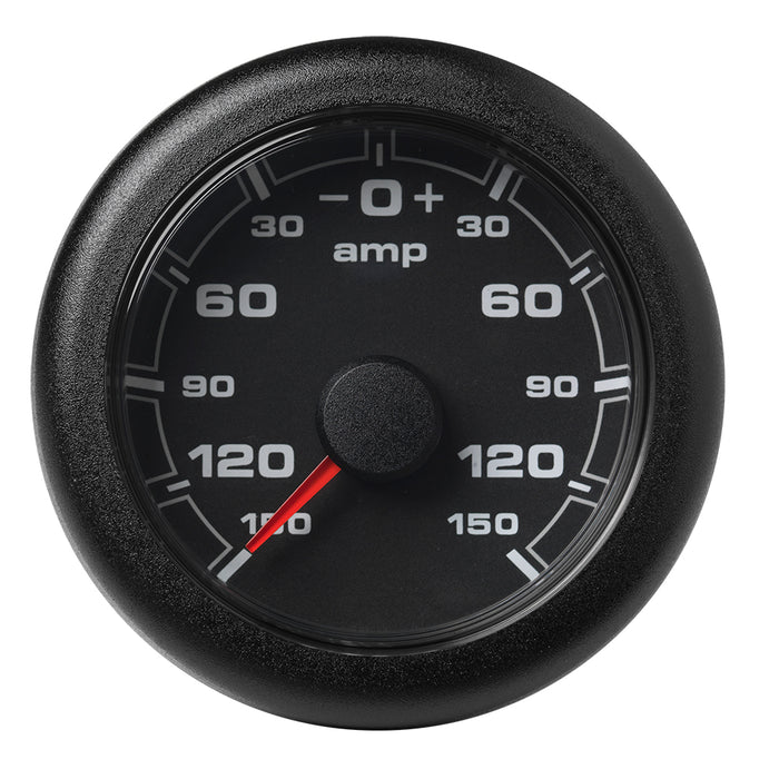 Veratron 52mm (2-1/16") OceanLink Battery Current Gauge (-150/+150 AMPS) - Black Dial and Bezel