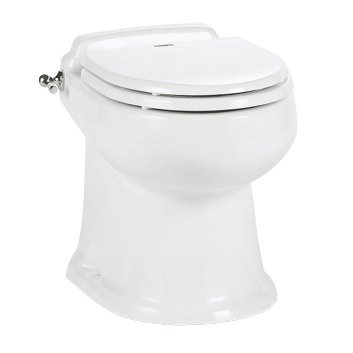 Dometic 304874020 MasterFlush 8740 White Electric Macerating Toilet Raw/Fresh, Water