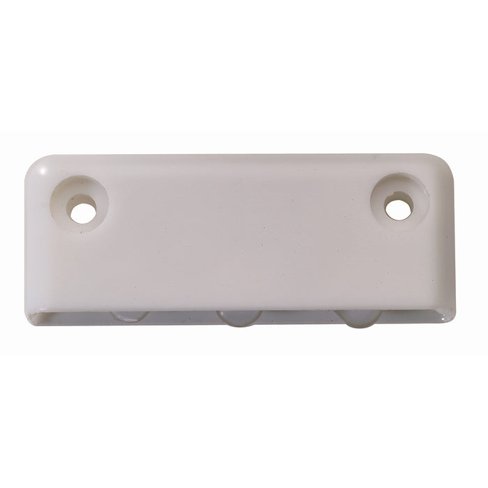 Luz de paso de montaje en superficie de 3 LED de Innovative Lighting - Ámbar con carcasa blanca