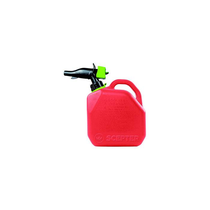Scepter FR1G201 Smartcontrol Fuel Container EPA/CARB Compliant, Gasoline, 2 gal, Red, 9.7"Lx6.9"Wx11.5"H
