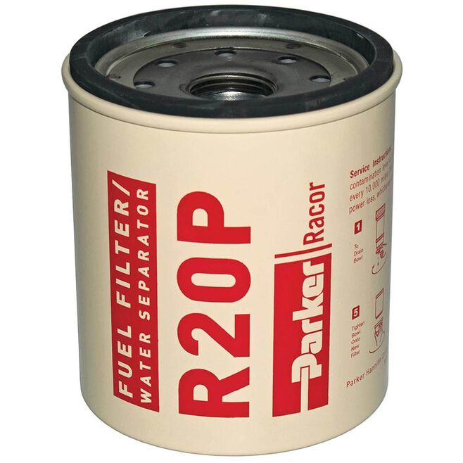 Racor R20P Replacement Element for Diesel Gas Spin-On Fuel/Water Separators