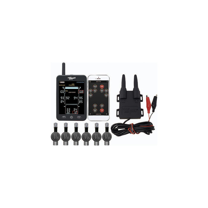 Minder Research TM22158 Minder Tireminder A1AS 6 Tire Pressure Monitoring System, + Rhino Booster