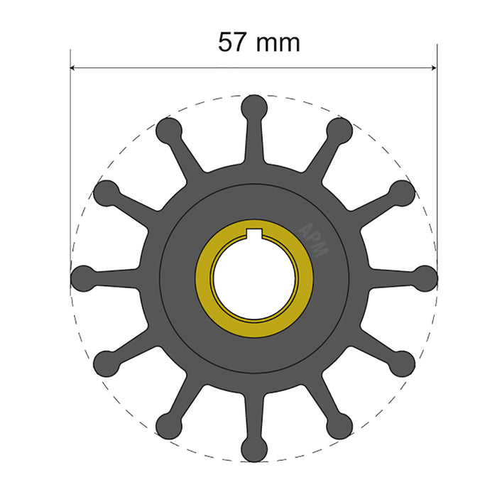 Albin Group Premium Impeller Kit - 12 Blade