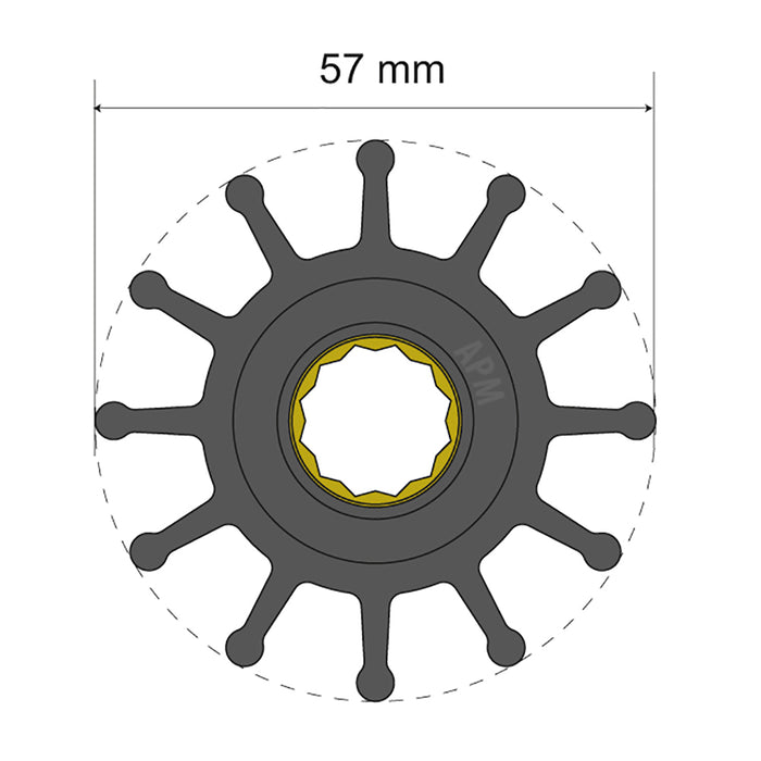 Albin Group Premium Impeller Kit - 12 Blade