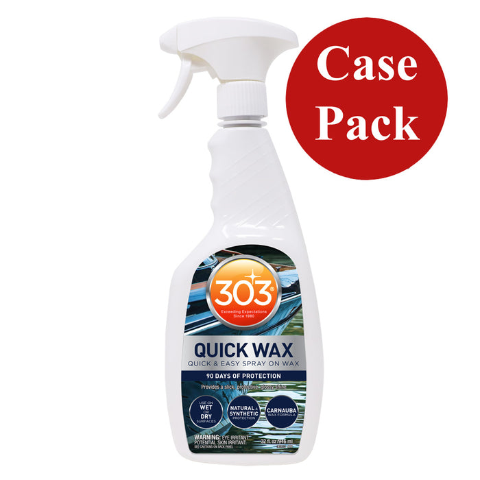 Gold Eagle 30213CASE 303 Marine Quick Wax 32oz *Case of 6*