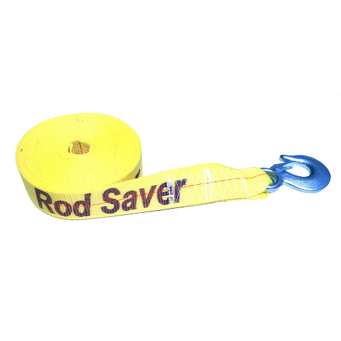 Correa de repuesto para cabrestante de alta resistencia Rod Saver - Amarilla - 2" x 25'