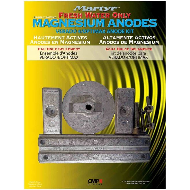 Martyr CMBRAVO1KITM Mercruiser I Anode Kit Magnesium