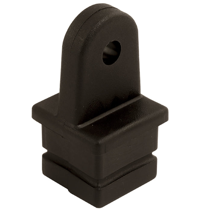 Inserto superior de tubo cuadrado de nailon Sea-Dog - Negro - 1"