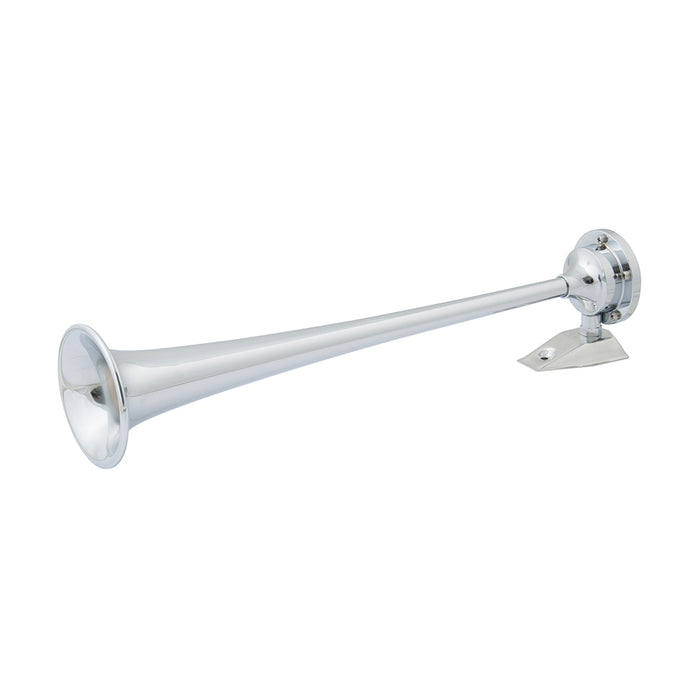 Bocina de aire de trompeta única cromada Marinco de 12 V