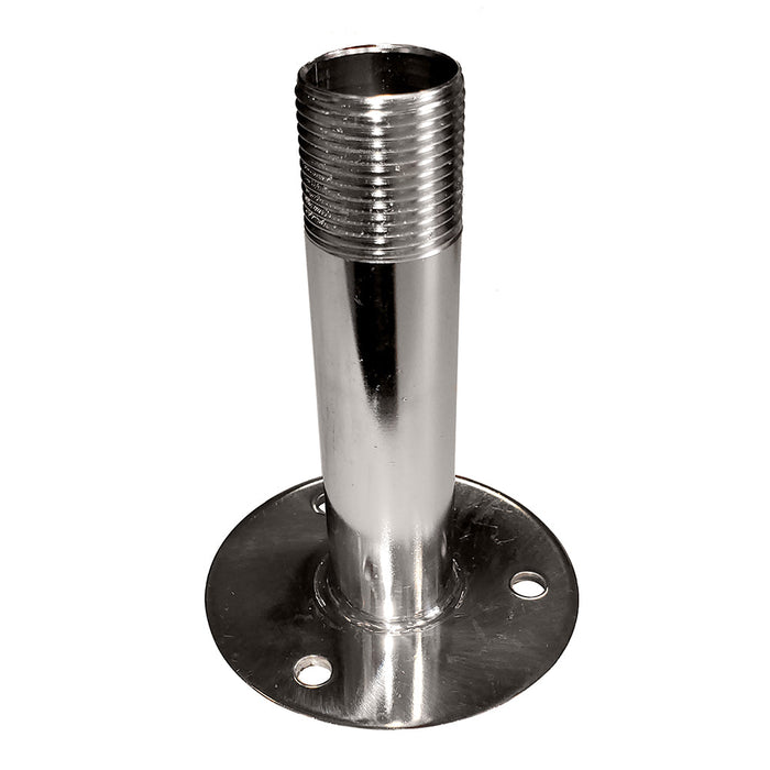 Base de antena fija Sea-Dog de 4-1/4" con rosca de 1"-14, fabricada en acero inoxidable 304