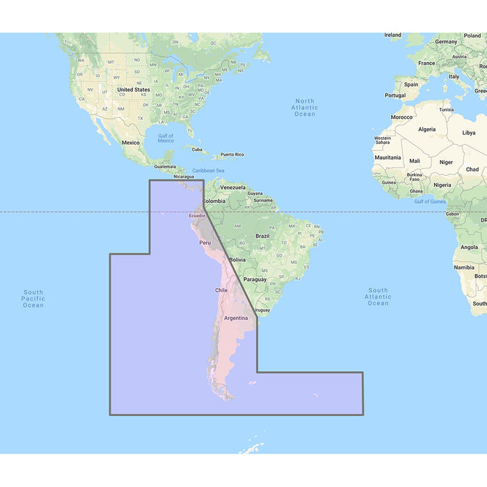 Cartas vectoriales de Furuno de la Costa Oeste de Sudamérica (Costa Rica, Chile y Malvinas) - Código de desbloqueo