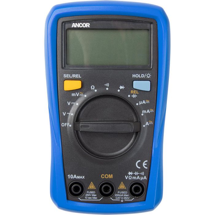 Ancor 703072 8 Function Digital Multimeter