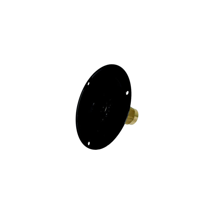 Valterra A01-0178LF Brass Check Valve 1/2" RV Inlet, Recessed, Black, Bulk Pack, includes Hardware