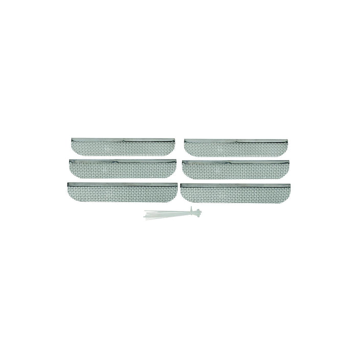 Valterra A10-1313VP Stainless Steel Mesh Bug Screens (6 Pack), for RV Fridge Vent, Fits Dometic Models with 8.13" Vent