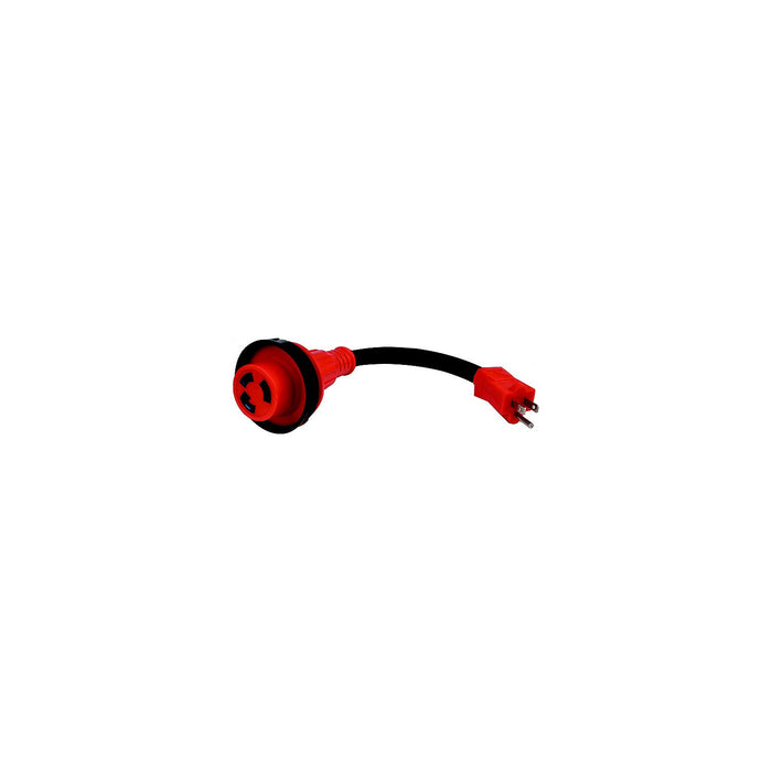 Valterra A10-1530D Mighty Cord 15AM-30AF Detachable Adapter Cord, 12", Bulk