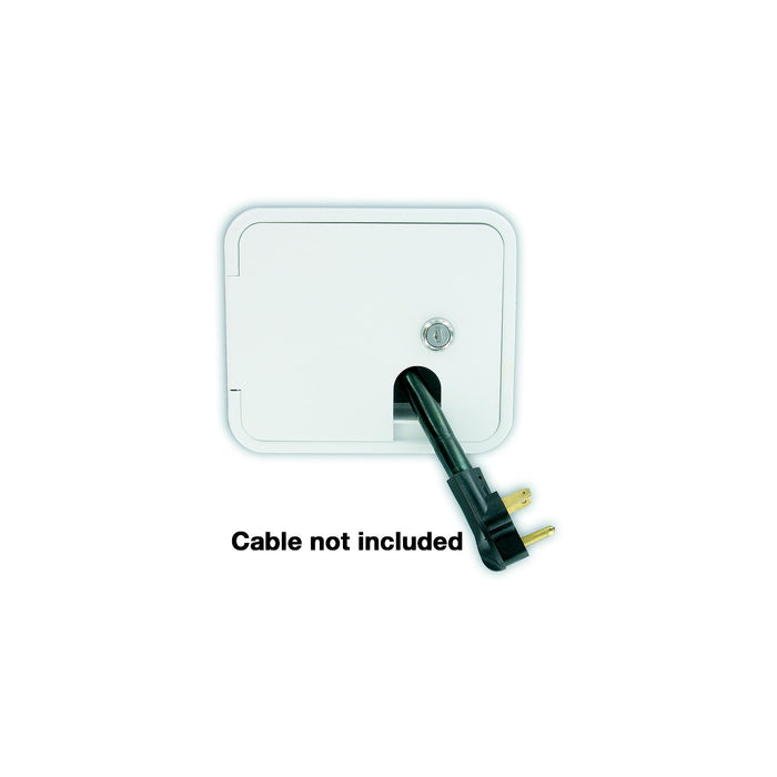 Valterra A10-2150VP Cable Hatch, Medium Square, White