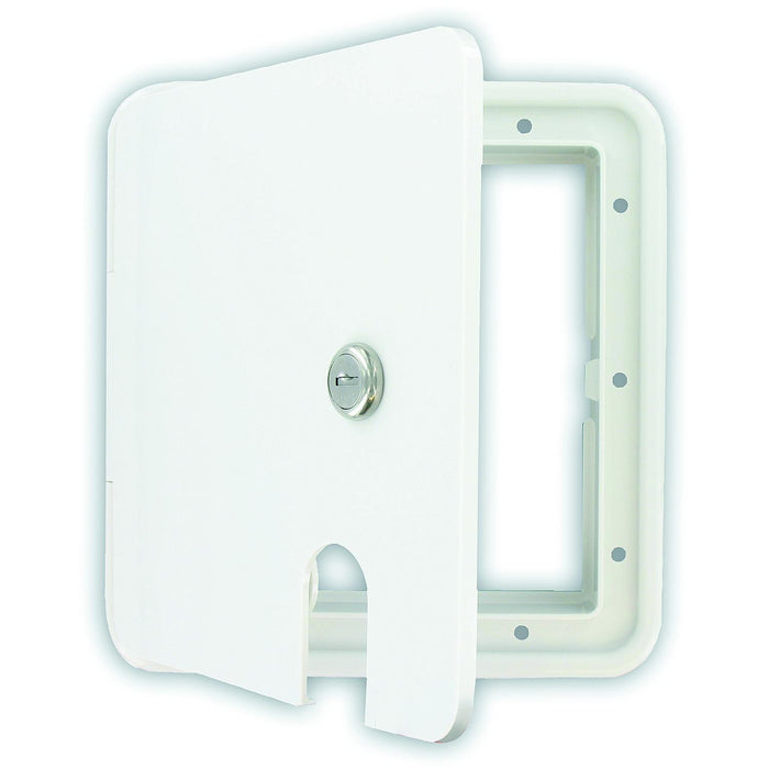 Valterra A10-2151VP Cable Hatch, Large Square, White