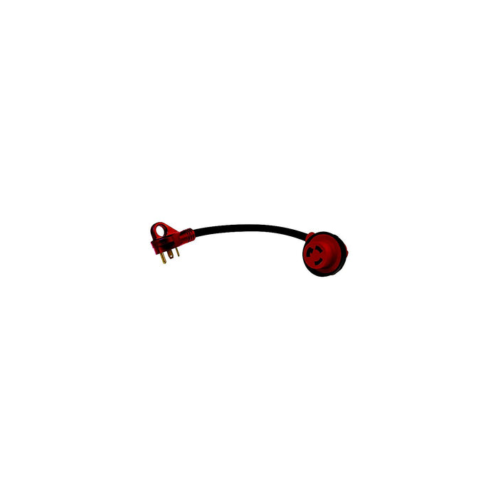 Valterra A10-3030D90 Mighty Cord 90Â° Adapter Cord, 30AM-30AF, Bulk