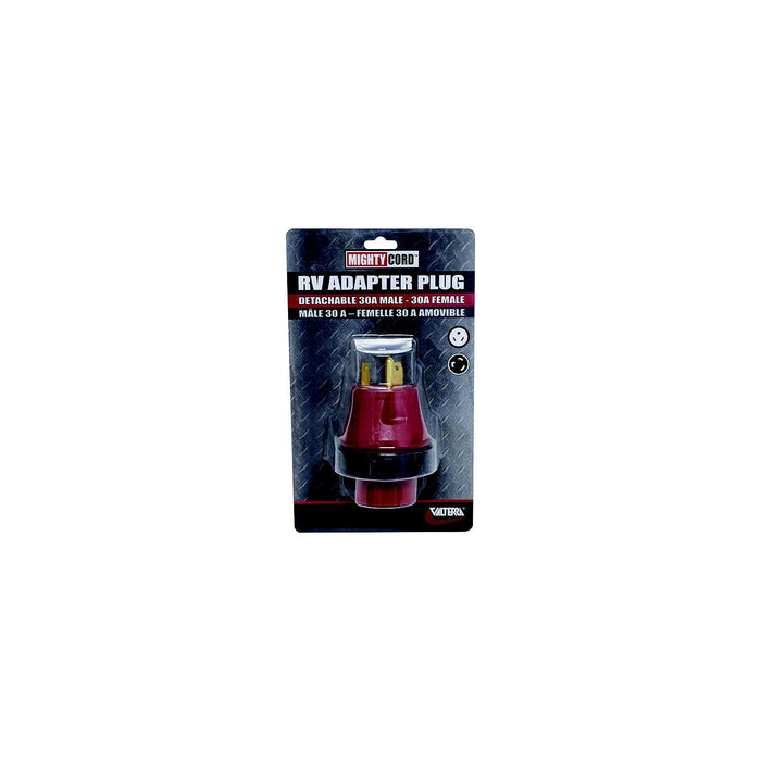 Valterra A10-3030DAVP Mighty Cord RV Electrical Adapter Plug & Locking Ring