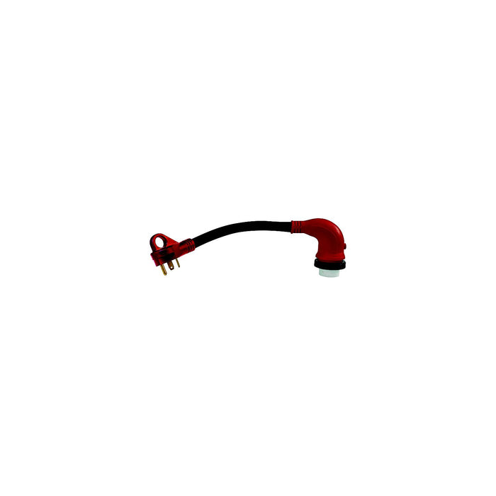 Valterra A10-3050D90 Mighty Cord 90Â° Adapter Cord, 30AM-50AF, Bulk
