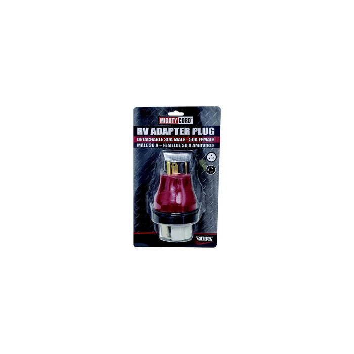 Valterra A10-3050DAVP Mighty Cord RV Electrical Adapter Plug & Locking Ring