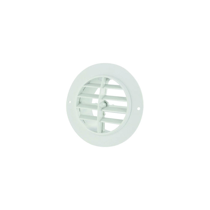 Valterra A10-3335VP 4" Heating & A/C Dampered Register, White
