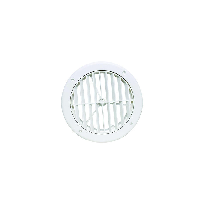 Valterra A10-3363VP 5" Louvered A/C Vent, White