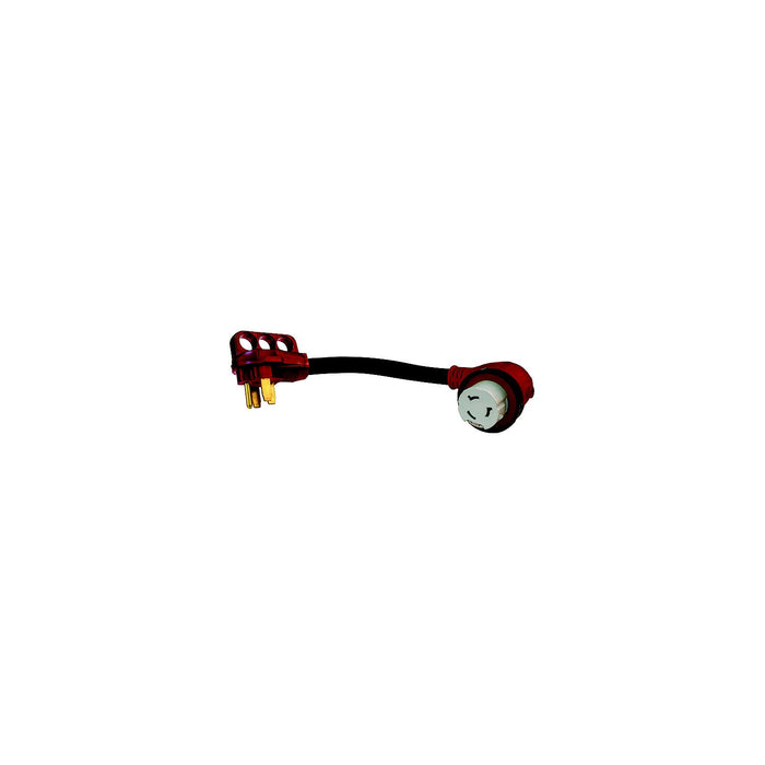 Valterra A10-5050D90 Mighty Cord 90Â° Adapter Cord, 50AM-50AF, Bulk
