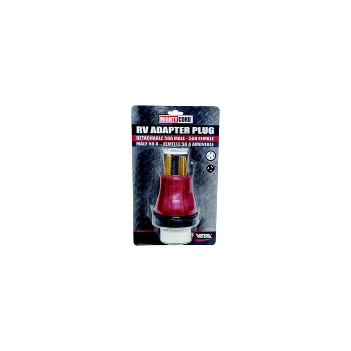 Valterra A10-5050DAVP Mighty Cord RV Electrical Adapter Plug & Locking Ring