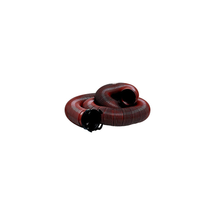 Valterra D04-0044 Bronze 20' E-Z Flush Heavy Duty RV Drain Hose & 3" Rotating, Bayonet Adapter
