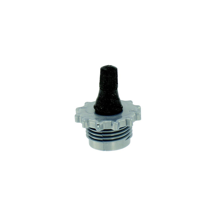 Valterra P23508VP Blow Out Plug, Gray Plastic w/Valve