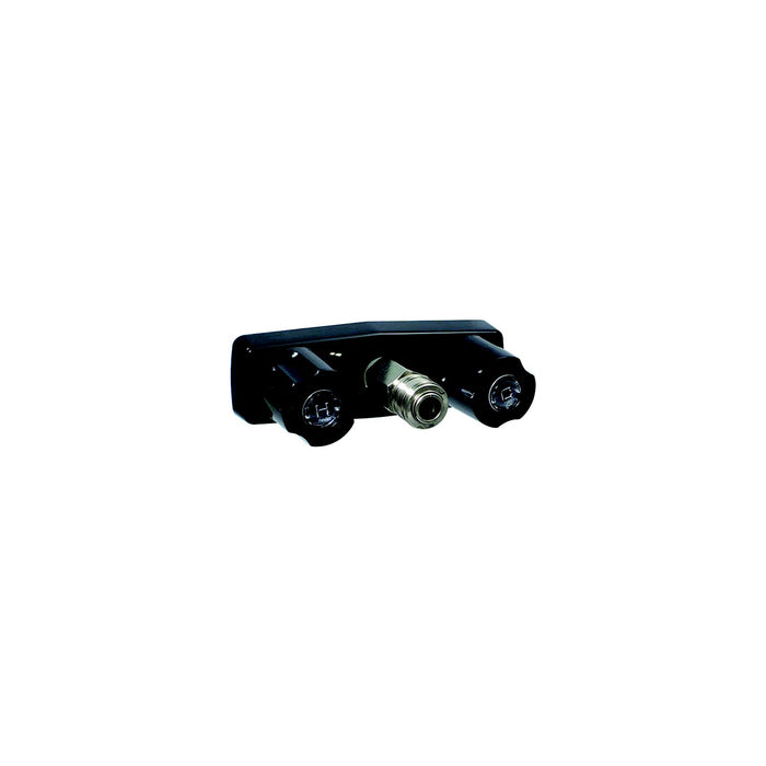 Valterra PF213792 Phoenix Black Finish Two Handle RV Shower Faucet w/Quick, Connect Fitting