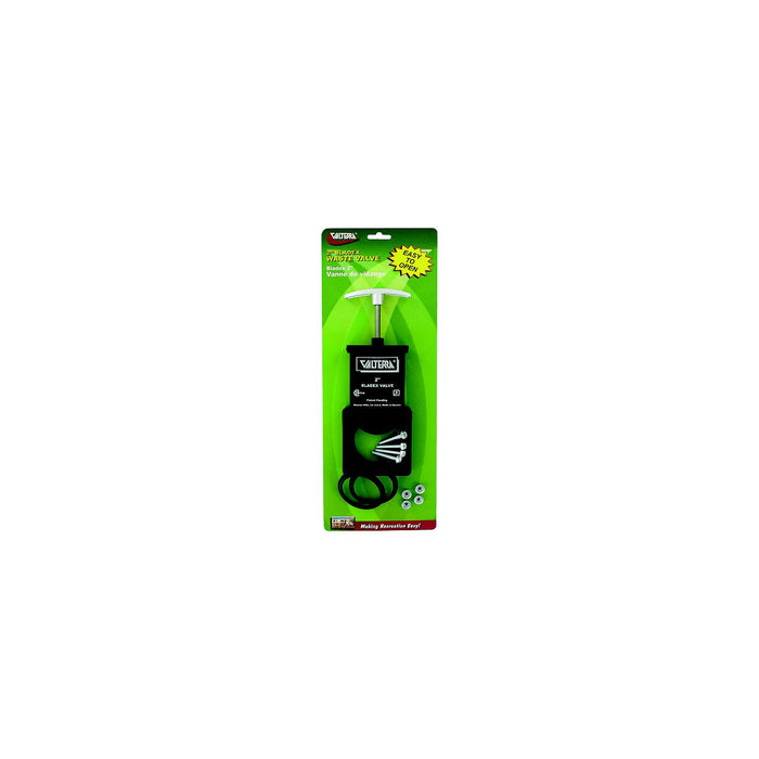 Valterra T1002VPM Bladex RV Waste Metal Handle Valve | Includes Hardware, 2"