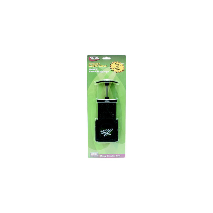 Valterra T1002VP Bladex Waste Valve W/Plastic Handle, 2"