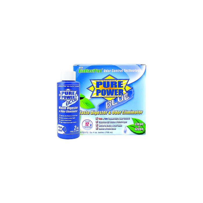 Valterra V23017 Pure Power Blue, 4 oz Bottle, 6/pk