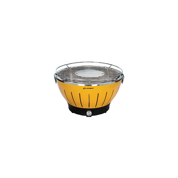 Lippert 2021106514 Odyssey Portable Charcoal Grill, Amber