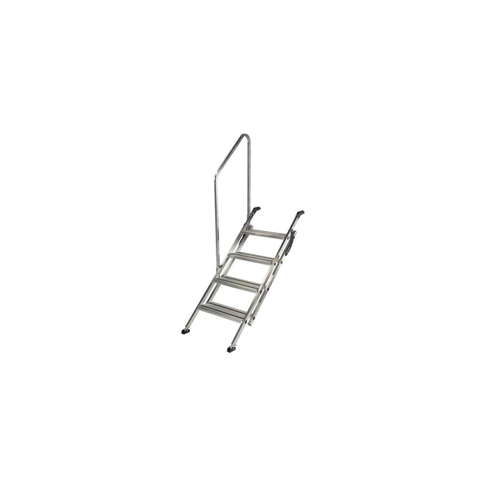 Lippert 2023024501 Victory Step Toy Hauler & RV Patio Steps w/ Entry Assist, Handrail Quad