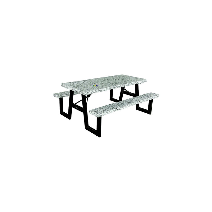 Lippert 2023051696 Vinyl Tablecloth with Bench Covers, Color Escape