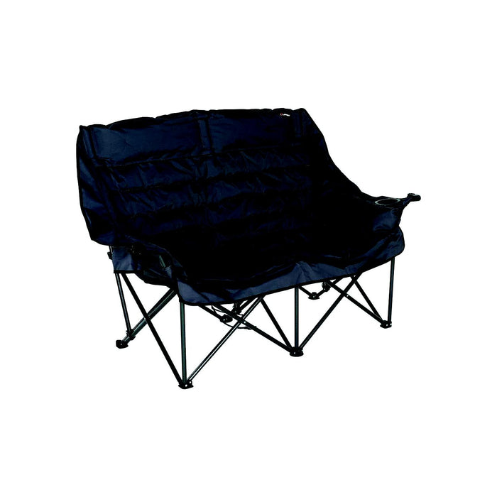 Lippert 2023053717 Big Bear Folding Loveseat Dark Grey, 500 lbs., 40.9" x 13" x 11" Folded